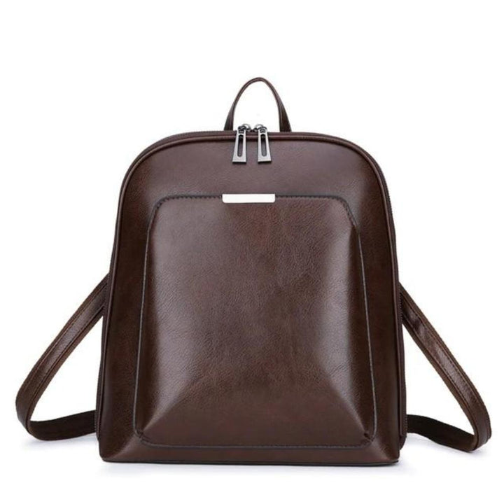 Klassischer Doppel-Zip-Rucksack - Elegantes Design