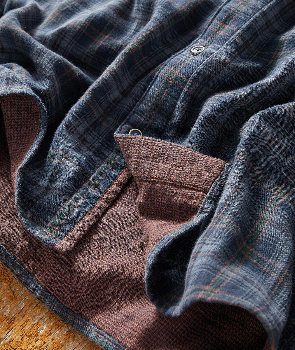 Sawyer Western Streifen Taschenhemd