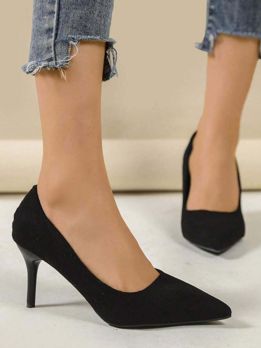 Camila – Zweifarbige Schnalle Slingbacks