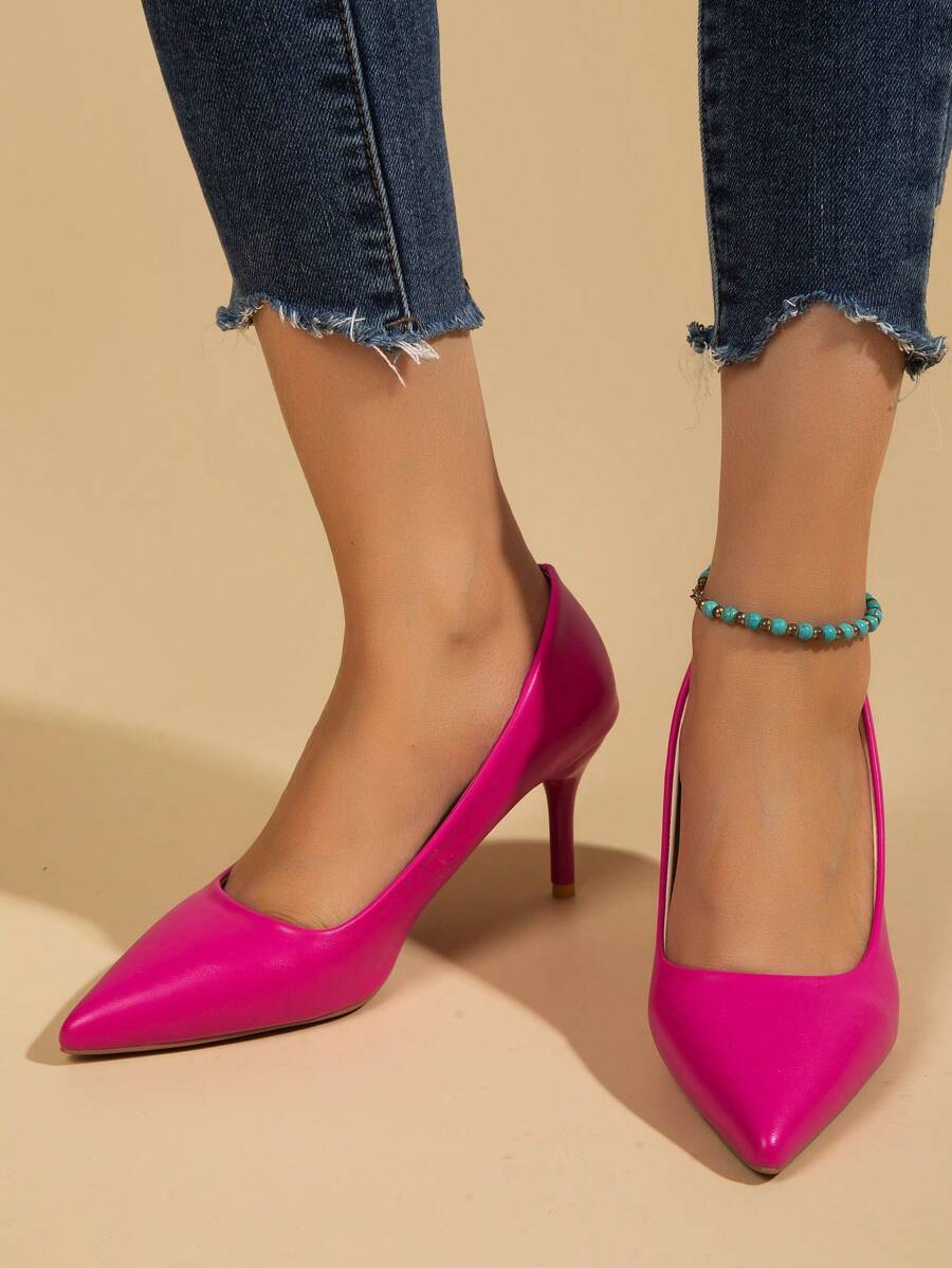 Camila – Zweifarbige Schnalle Slingbacks