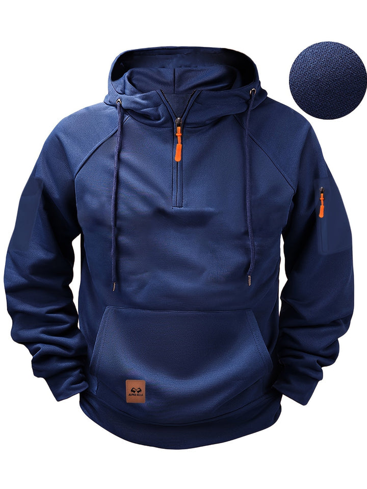 Henrik™ | Essential Hoodie mit Halben Reißverschluss