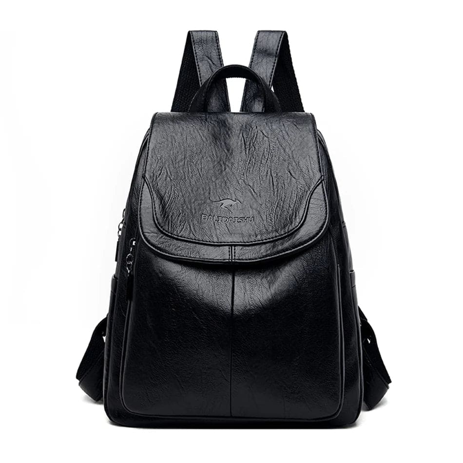 Olivia - Sicherer Leder Rucksack