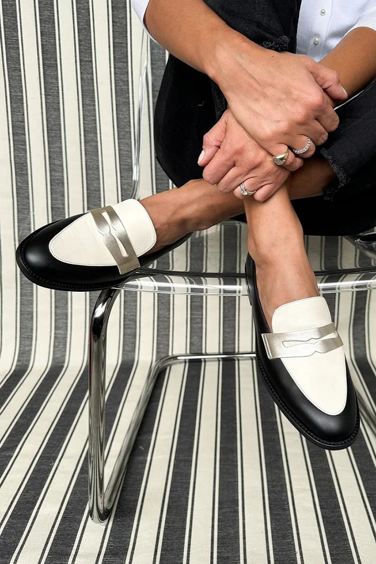 MONOCHROME KLASSISCHE LOAFERS