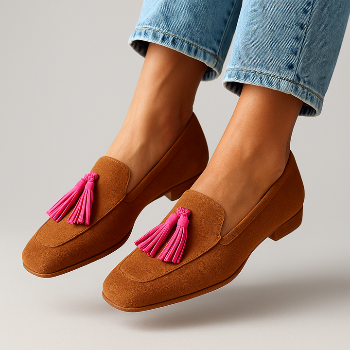 Rosa | Loafer aus Wildleder