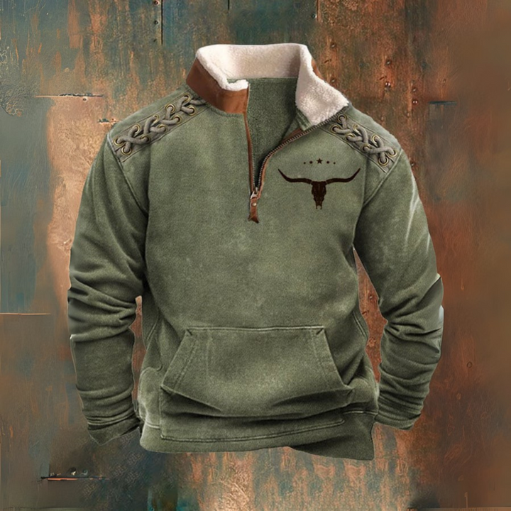 Patrick - Vintage Zip Pullover