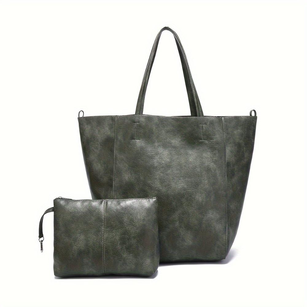 Renee | Große Kapazitäts-Tote-Tasche Retro-Softness