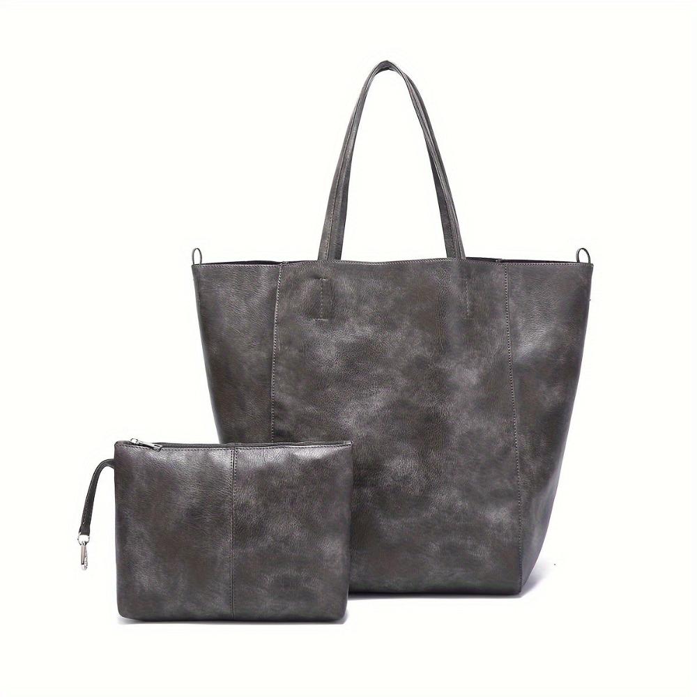 Renee | Große Kapazitäts-Tote-Tasche Retro-Softness