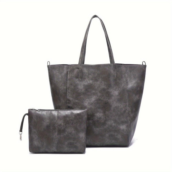Renee | Große Kapazitäts-Tote-Tasche Retro-Softness