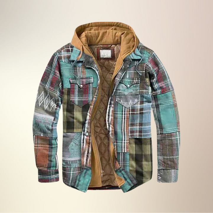 Yves™ I Karierte Patchwork-Jacke