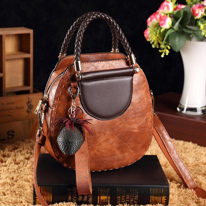 Vera - Elegante Leder Umhängetasche