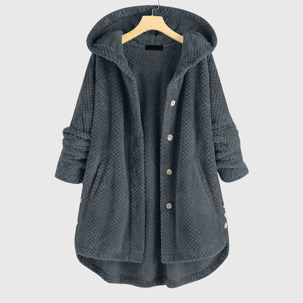 Franca – Fleecejacke mit Kapuze
