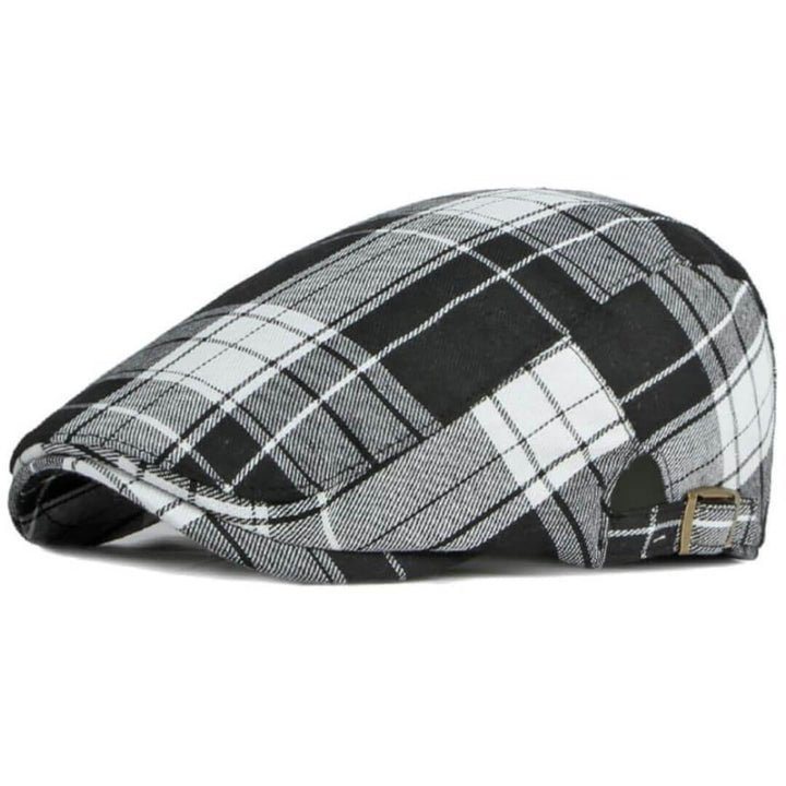 Rutig bomull flat cap | JACKSONVILLE