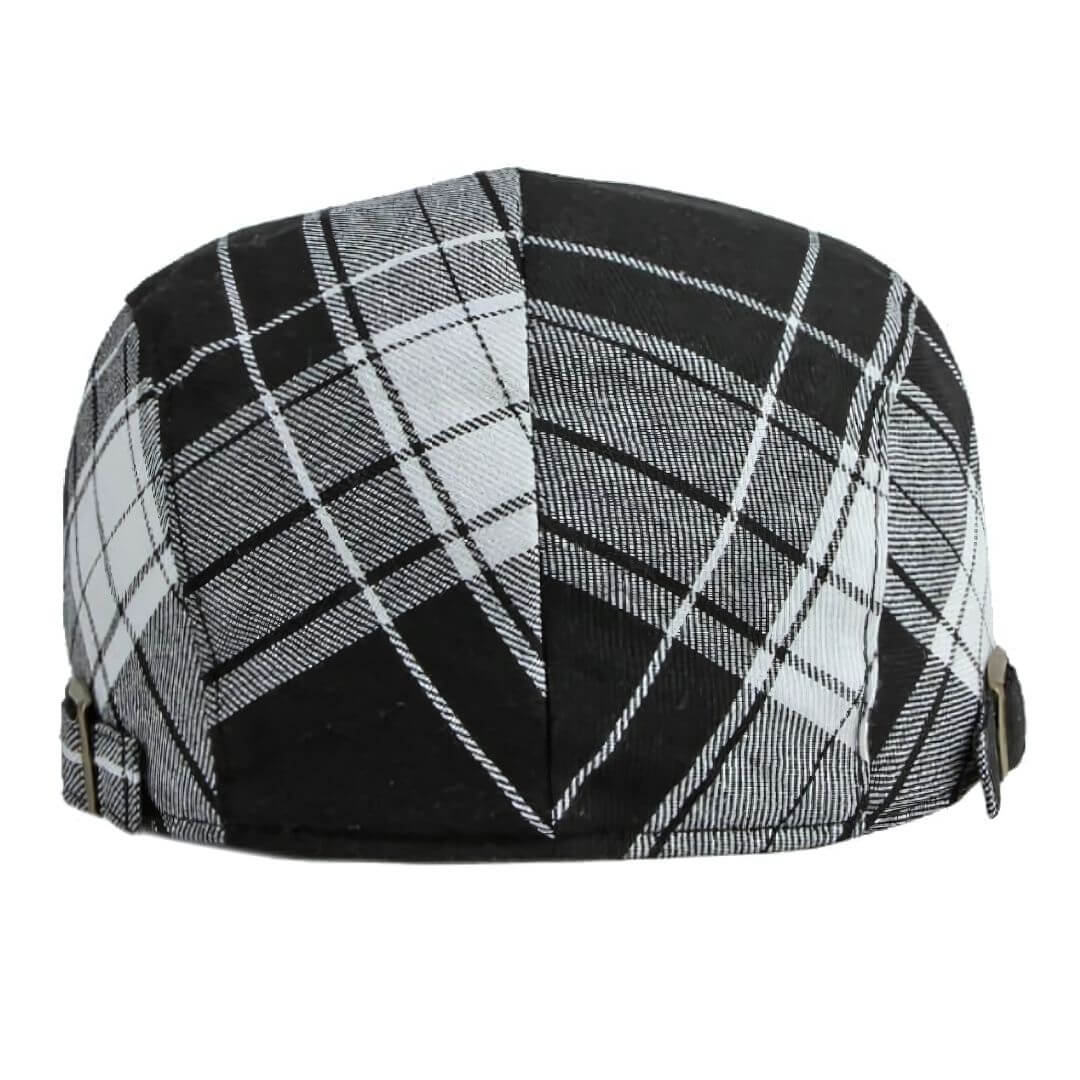 Rutig bomull flat cap | JACKSONVILLE