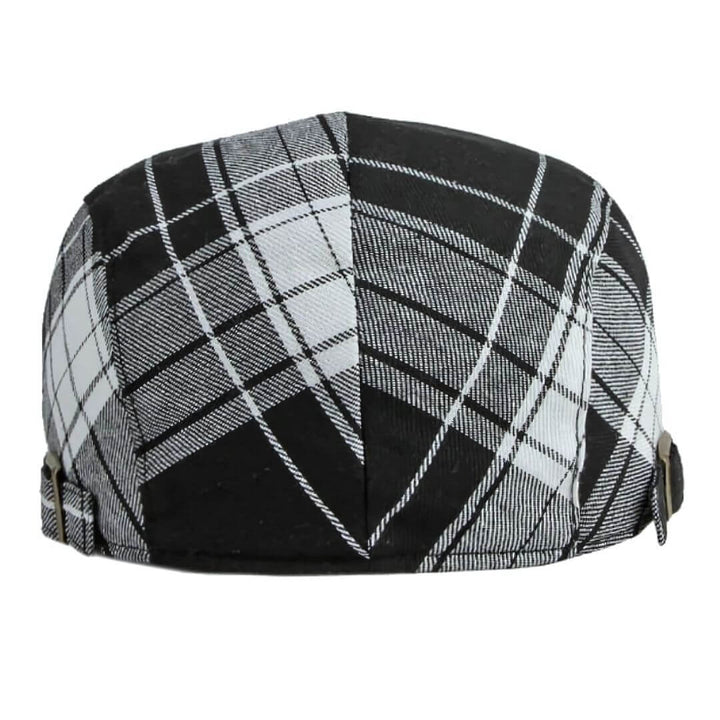 Rutig bomull flat cap | JACKSONVILLE