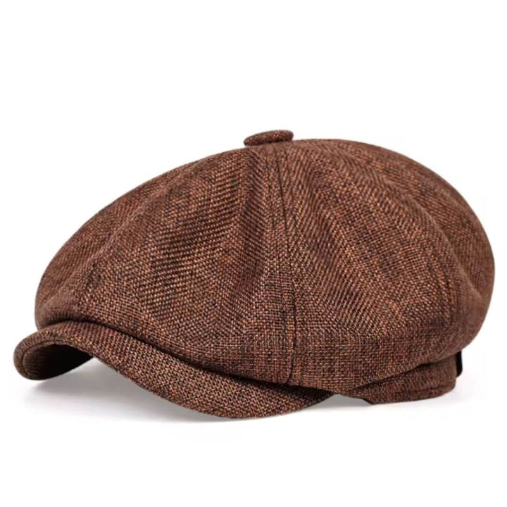 Gewebte Tweed Newsboy-Cap | OSLO