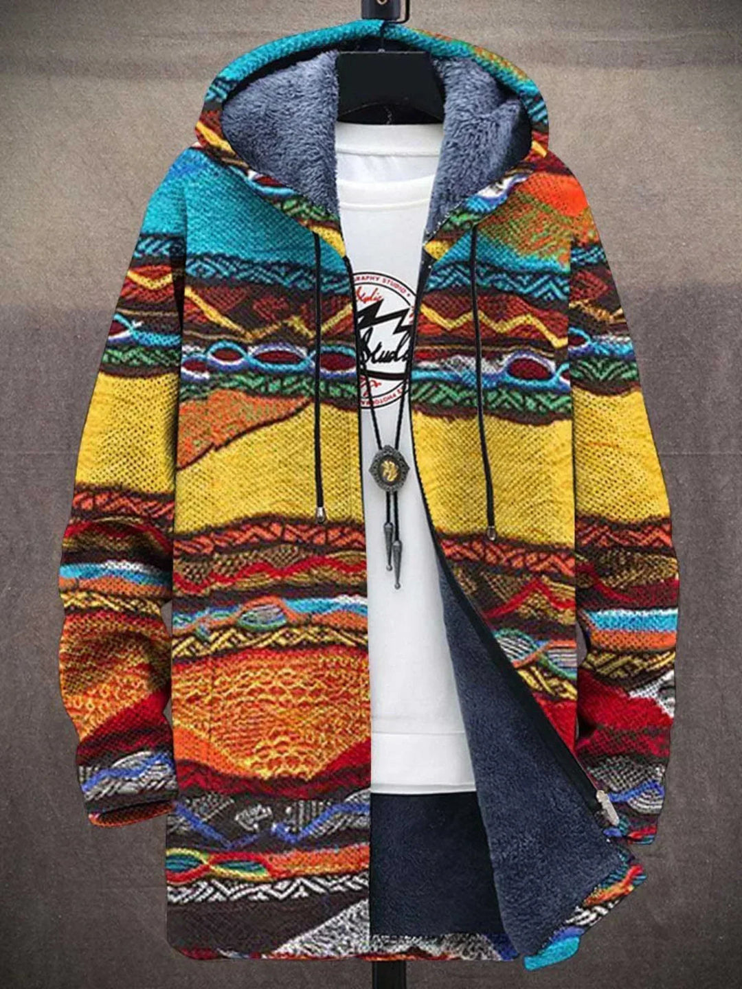 Delilah | Luxuriöser, kunstinspirierter Cardigan