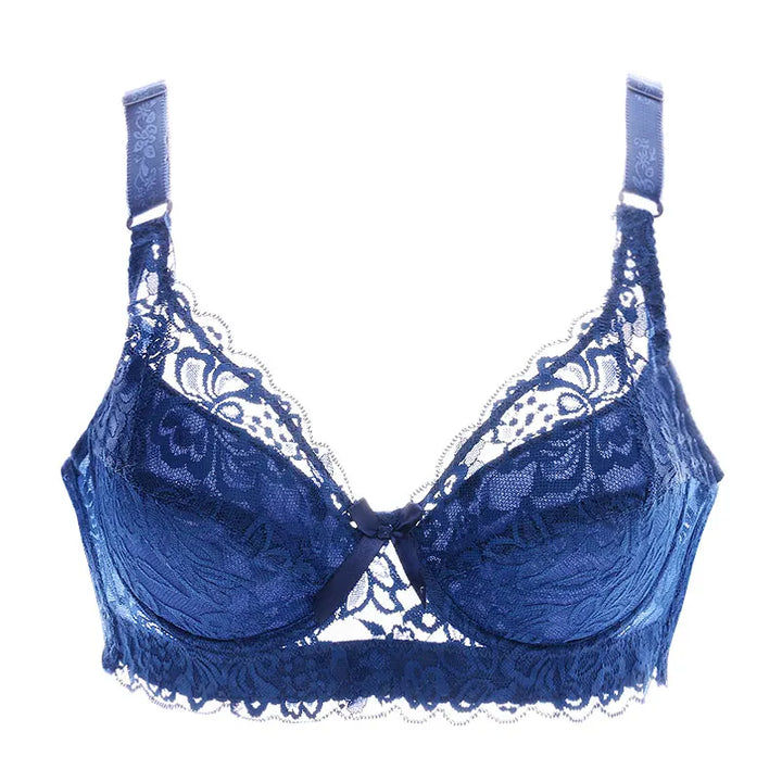 THARAH VIOLETTA – Spitze-Bralette mit Bügel & Stickerei
