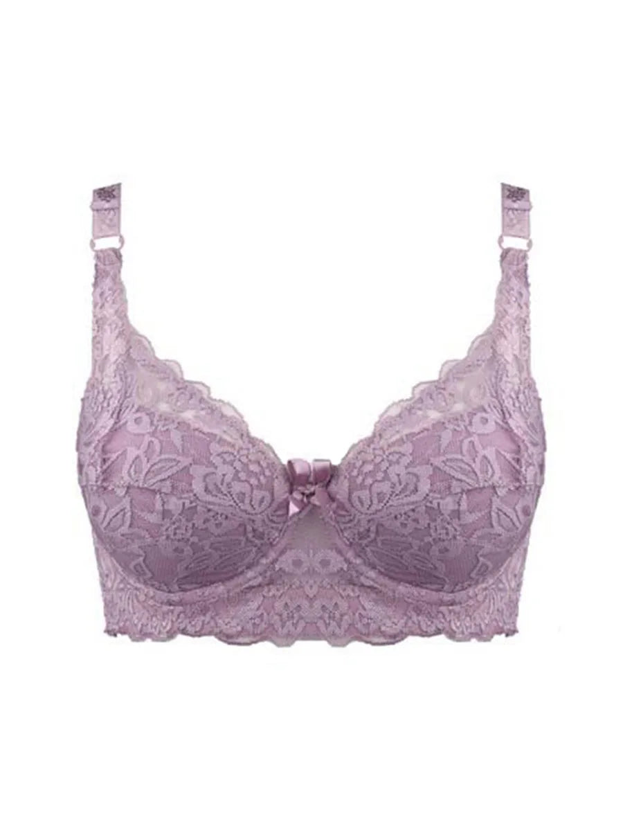 THARAH VIOLETTA – Spitze-Bralette mit Bügel & Stickerei
