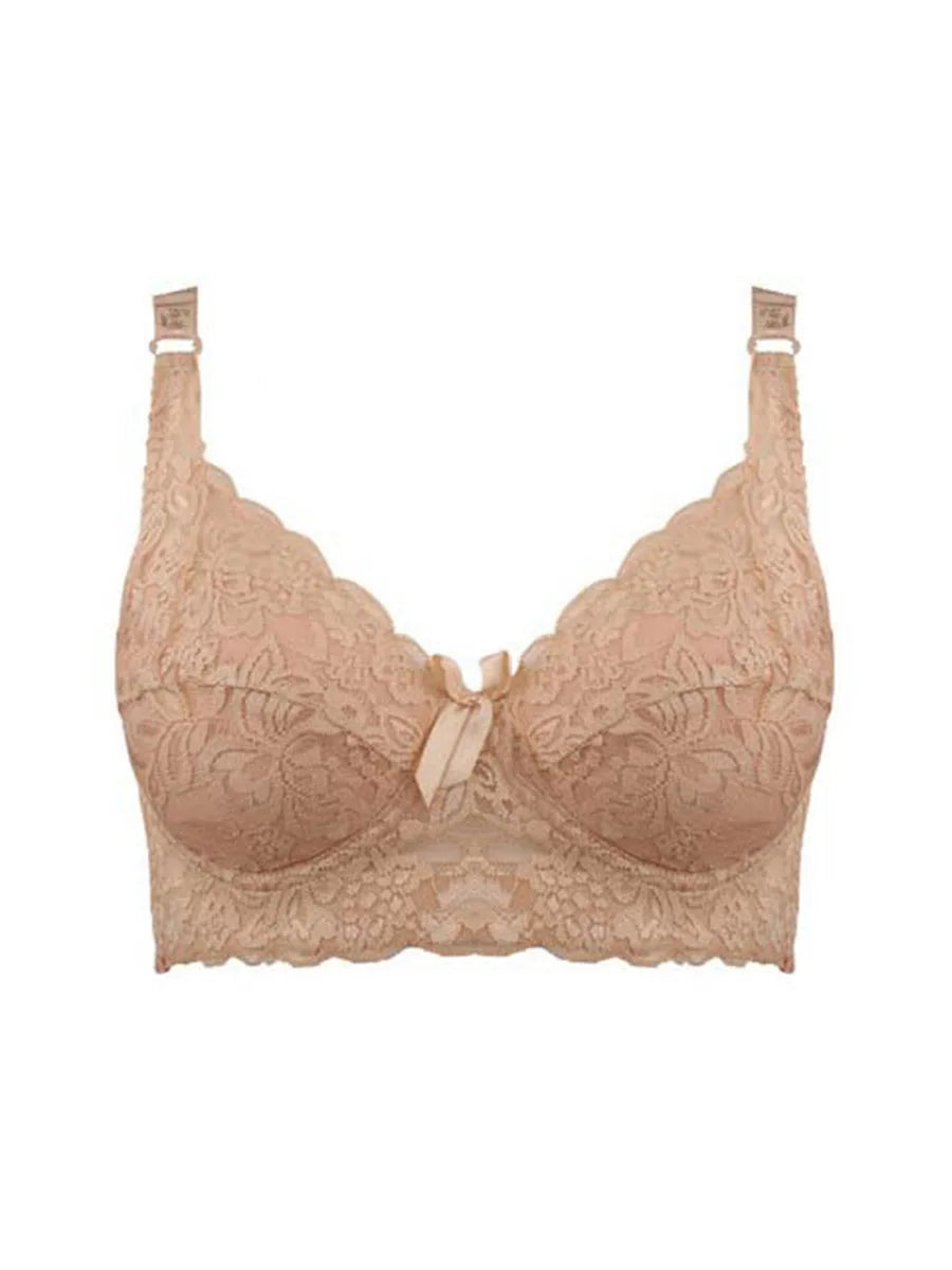 THARAH VIOLETTA – Spitze-Bralette mit Bügel & Stickerei