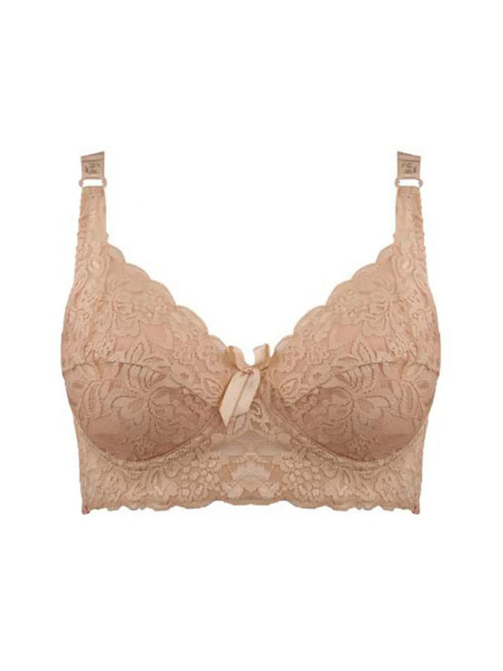 THARAH VIOLETTA – Spitze-Bralette mit Bügel & Stickerei