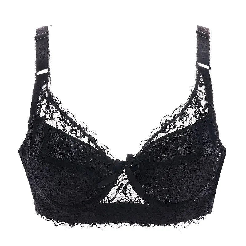 THARAH VIOLETTA – Spitze-Bralette mit Bügel & Stickerei