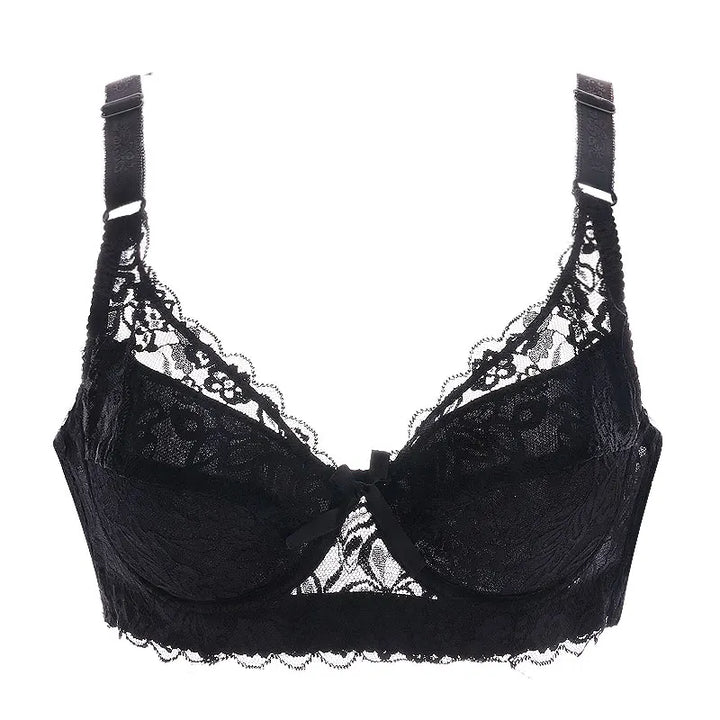 THARAH VIOLETTA – Spitze-Bralette mit Bügel & Stickerei