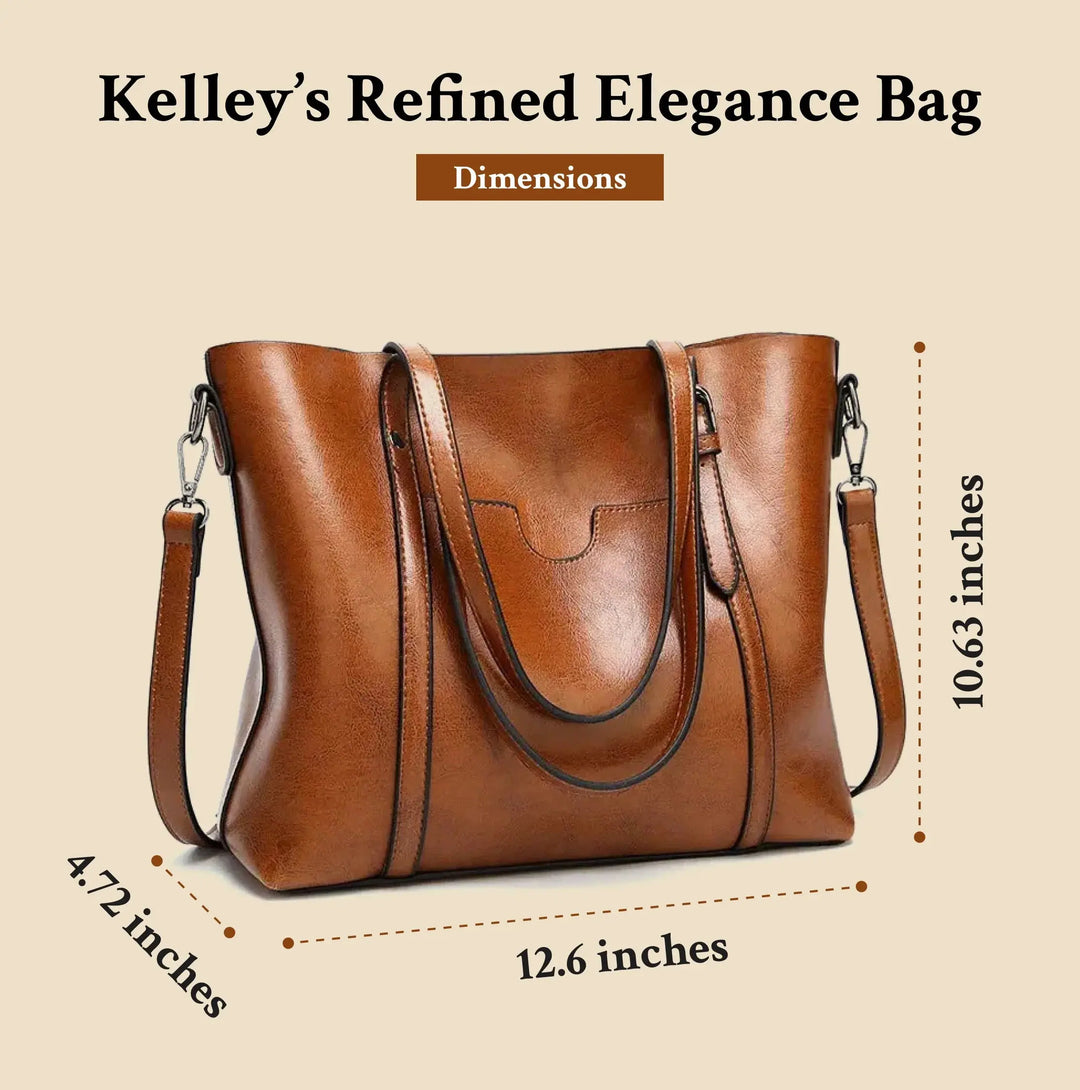 Kelley’s Verfeinerte Eleganz | Luxus Lederhandtasche