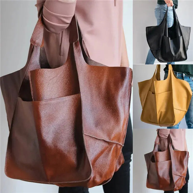 Lauras zeitlose Anziehung | Vintage-Lederhandtasche