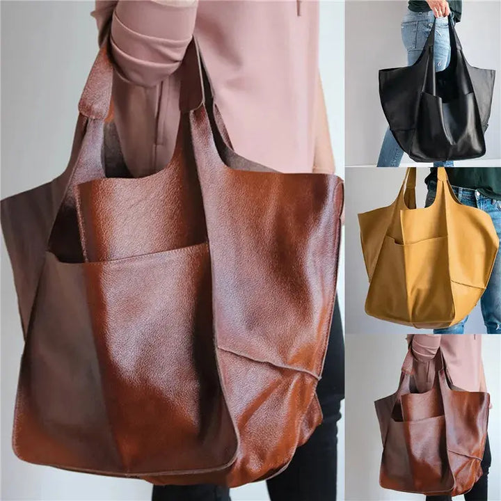 Lauras zeitlose Anziehung | Vintage-Lederhandtasche