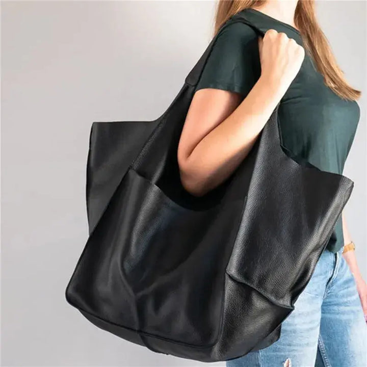 Lauras zeitlose Anziehung | Vintage-Lederhandtasche