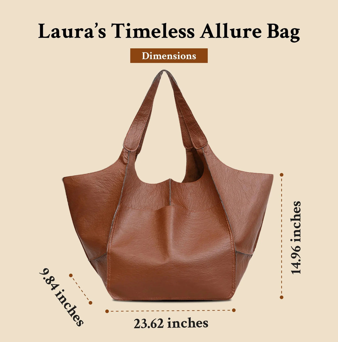 Lauras zeitlose Anziehung | Vintage-Lederhandtasche