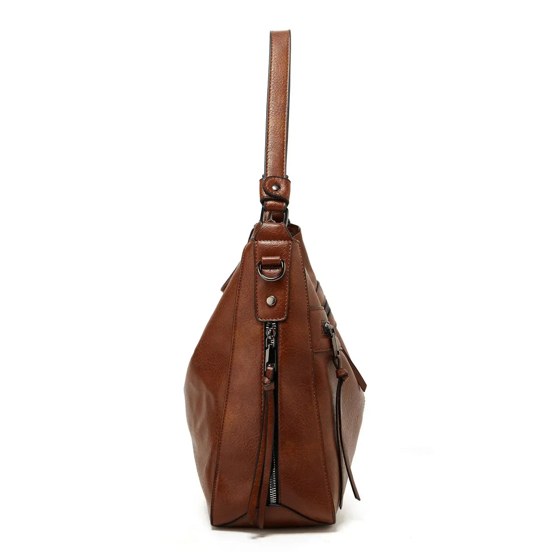 Muriels Vintage Charme | Leder Schultertasche