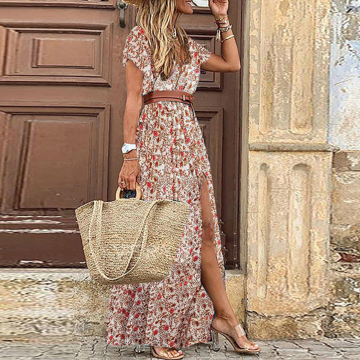 Luna | Elegantes Bohemian Maxi-Kleid