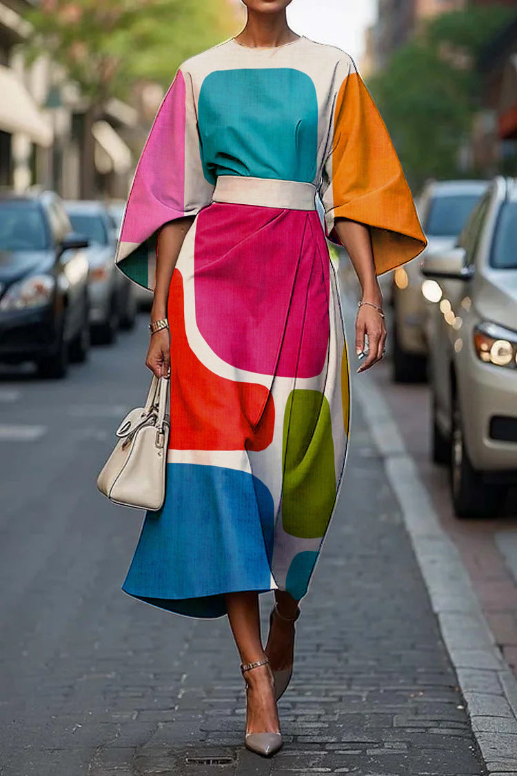 Melody™ - Elegantes Kleid mit Rundhalsausschnitt