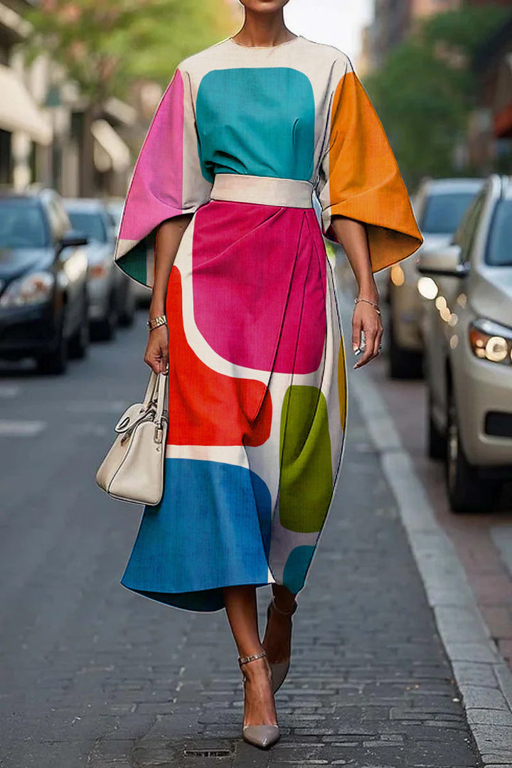 Grace™ - Elegantes Kleid mit Rundhalsausschnitt