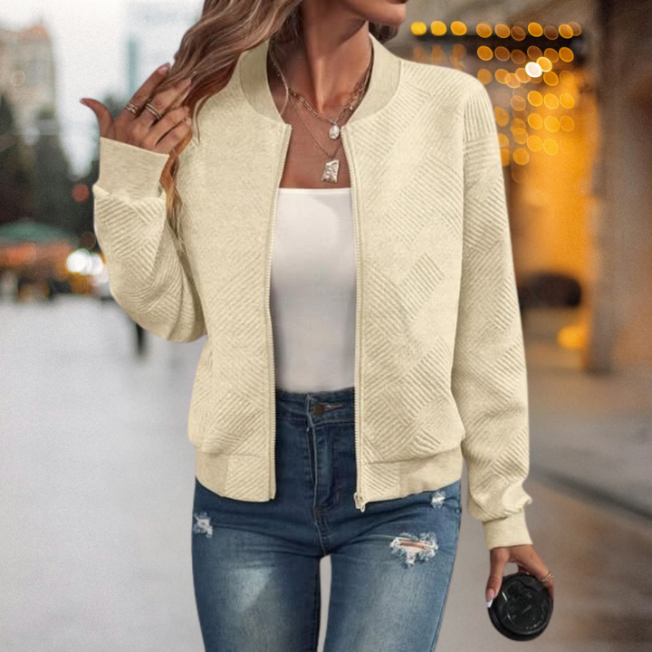 Fanny™ – Warme und Bequeme Struktur-Bomberjacke