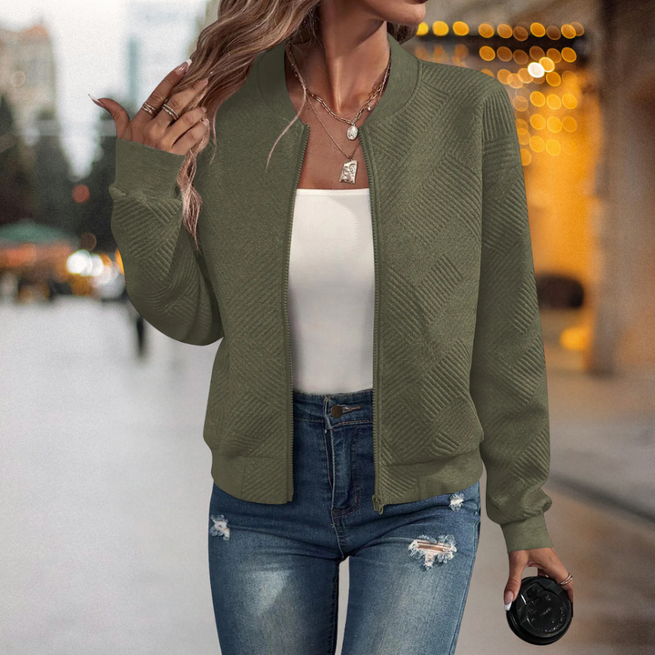 Fanny™ – Warme und Bequeme Struktur-Bomberjacke