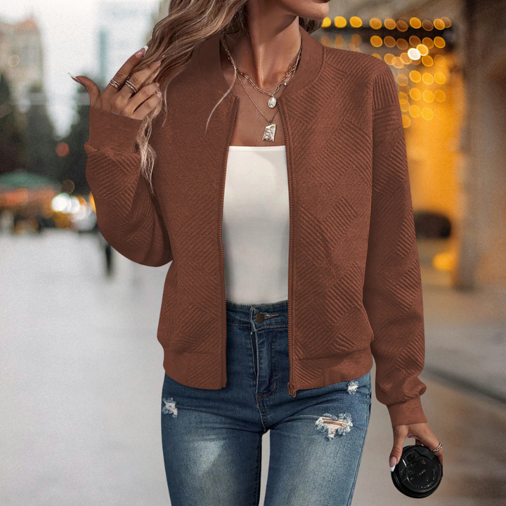 Fanny™ – Warme und Bequeme Struktur-Bomberjacke