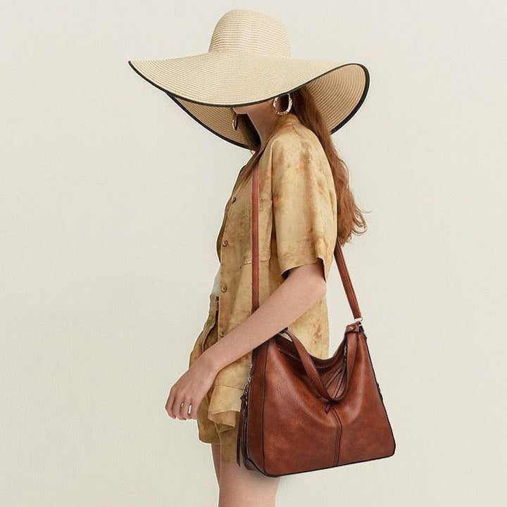 Brooklyn™ Tote Elegance | Große Kapazität Schultertasche