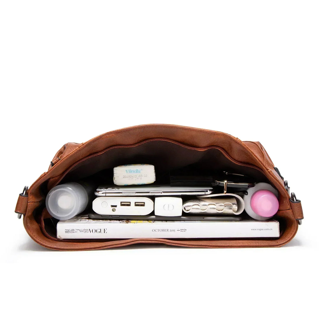Sophia | Lässige Lederhandtasche