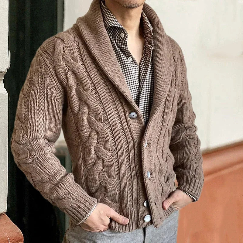 Charles™ | Der klassische Strickcardigan