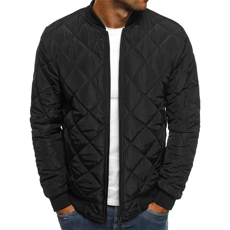Jacob™ - Baumwolljacke mit Diamantmuster