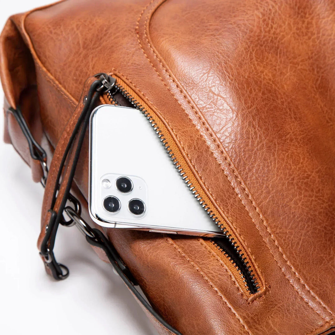 Sophia | Lässige Lederhandtasche