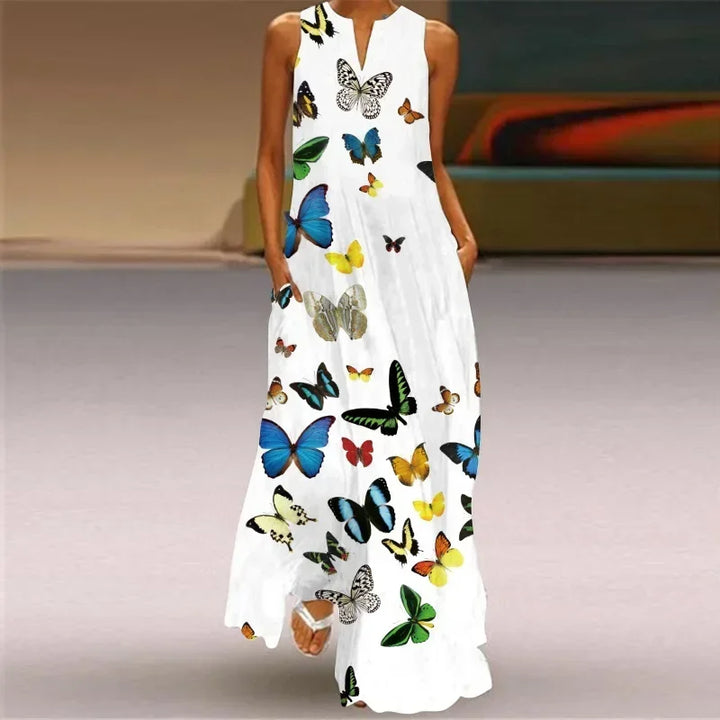 Aurelia™ - Butterfly Bloom A-Linie Kleid