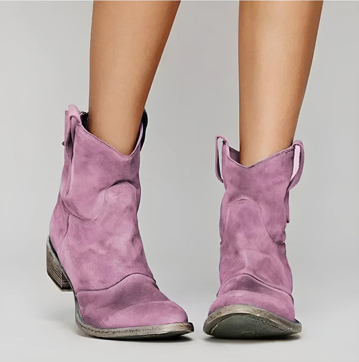 Roselle™ | Stiefeletten aus Wildleder im Boho-Stil