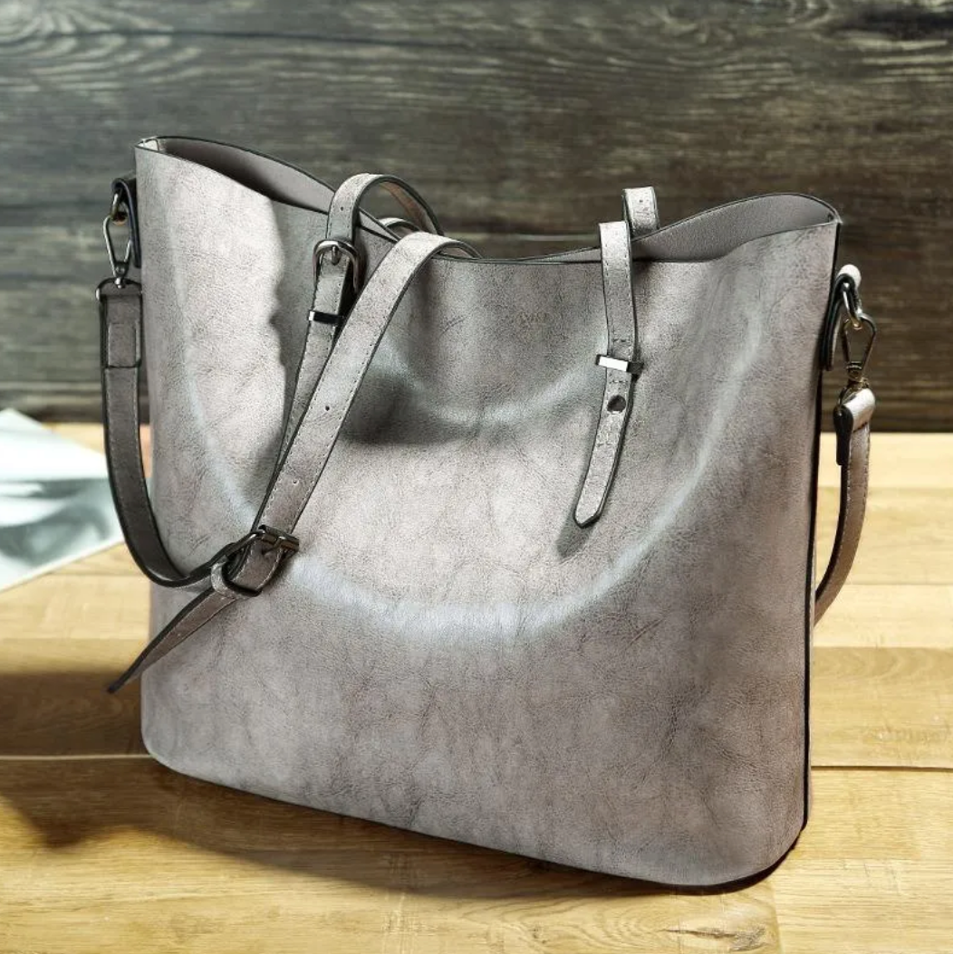 Francisca | Vintage Leder Schultertasche