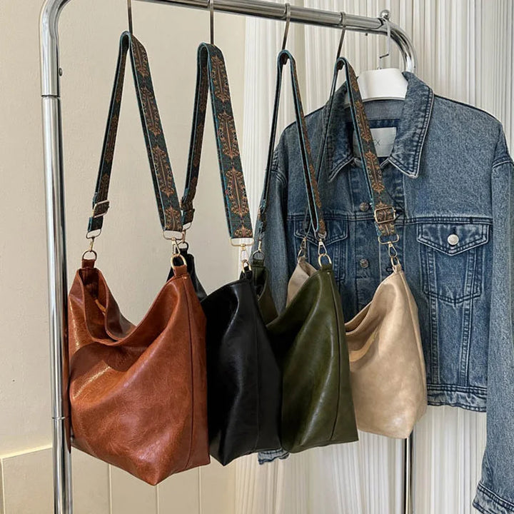 Chelsey | Leder Schultertasche