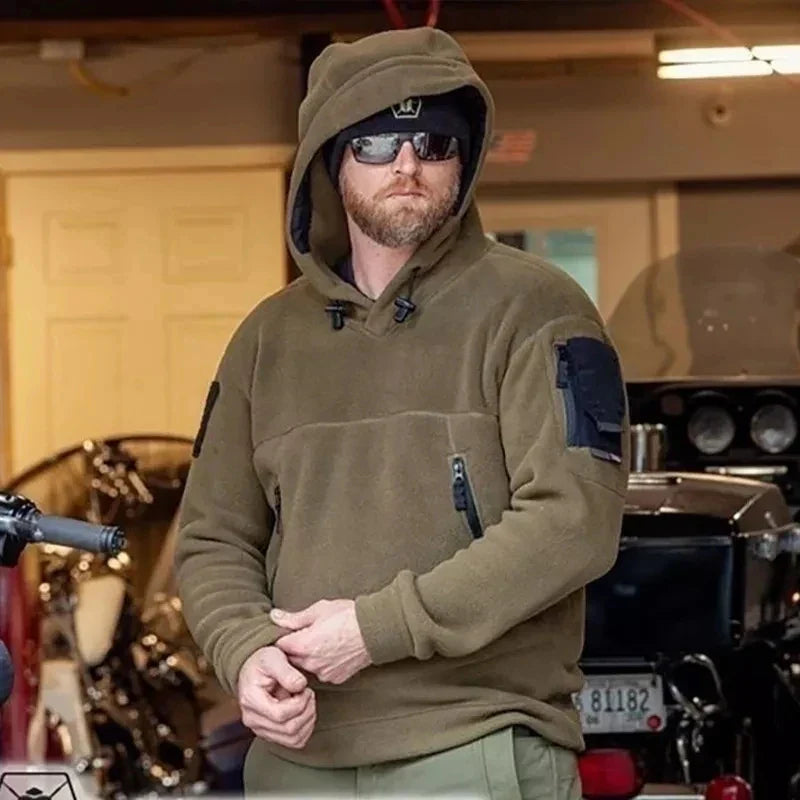 Kenneth - Mehrtaschen-Pullover mit Kapuzen