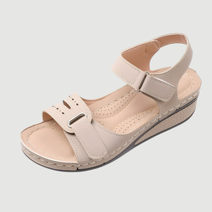 Sofie™ Orthopädische Sandalen - Fußgewölbeunterstützung & Wedge-Heel-Komfort