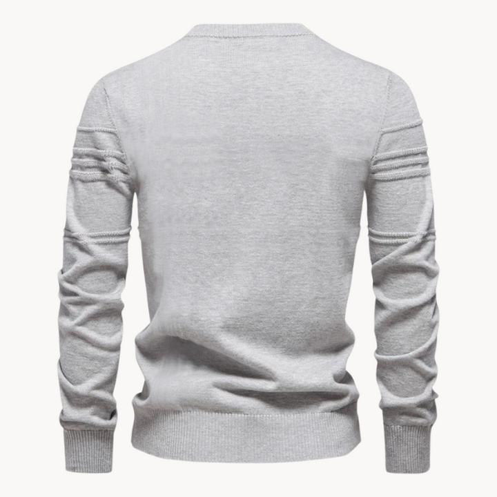 MIRAVO | Eleganter Herrenpullover mit Karodesign